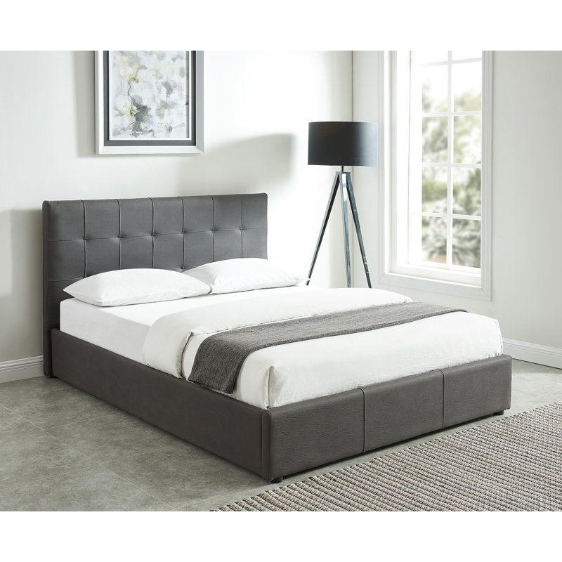 Wayfair Aslef King Upholstered Storage Platform Bed Aslef King